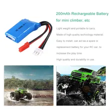 7,4 V 200mAh 20c аккумуляторная батарея Lipo батарея литиевая батарея RC для мини альпиниста Москитная машина 1/36 автомобиль RC автомобиль набор