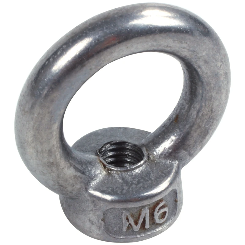 10 шт. болт с шестигранной головкой, Серебряный M6 6 мм