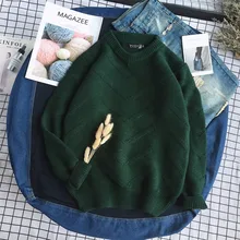 ^#Cheap Sweater Men's Warm Fashion Solid Color Casual O-neck Knit Pullover Men Wild Loose Knitting Sweaters Male Sweter Clothes M-2XL ^#Cheap Sweater Men's Warm Fashion Solid Color Casual O-neck Knit Pullover Men Wild Loose Knitting Sweaters Male Sweter Clothes M-2XL