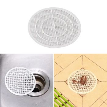 

12cm In Diameter Floor Drain Kitchen Bathroom Shower Drain Cover Hair Filter Sink Strainer Silicone Drain Filter Bathroom Tool