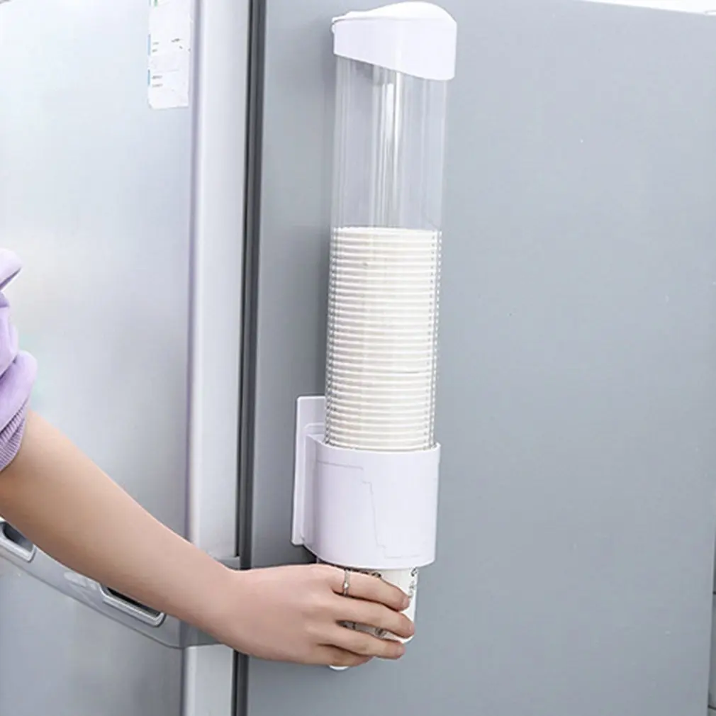 Disposable Cups Water Dispensers Wall-mounted Plastic Dispensers Cup Holders Trays Automatic Cupping Tools