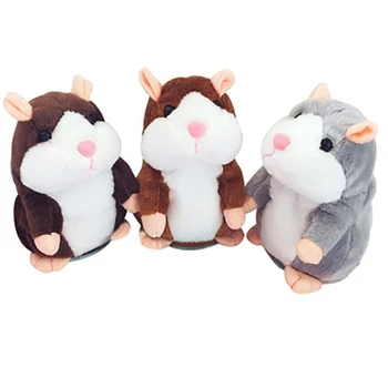 

Baby Toy Lovely Talking Hamster Speak Talk Sound Record Repeat Stuffed Plush Toys Children Kids Animal Hamster Toy Gift