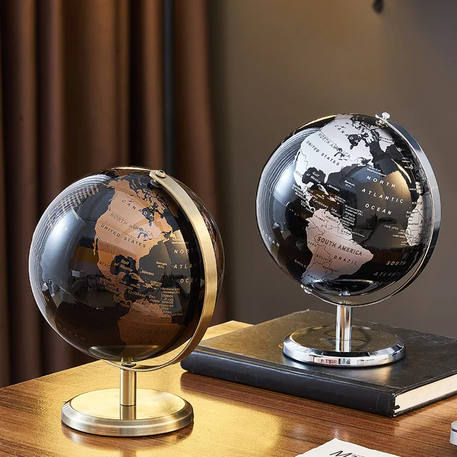 Retro World Map Globe 1