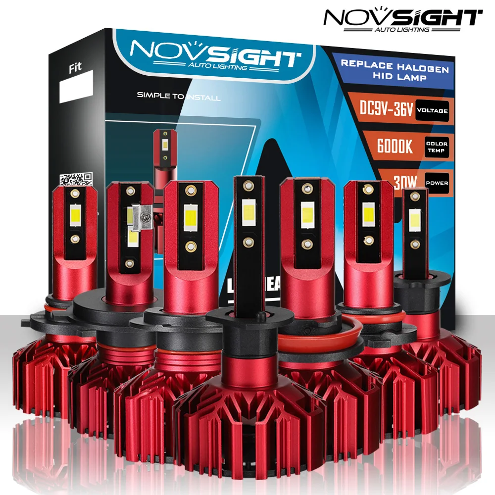 Nosight H1/H3/H4/H7/H11 лампы для фар Светодиодный 6000K 10000LM автомобильные яркости 60 Вт