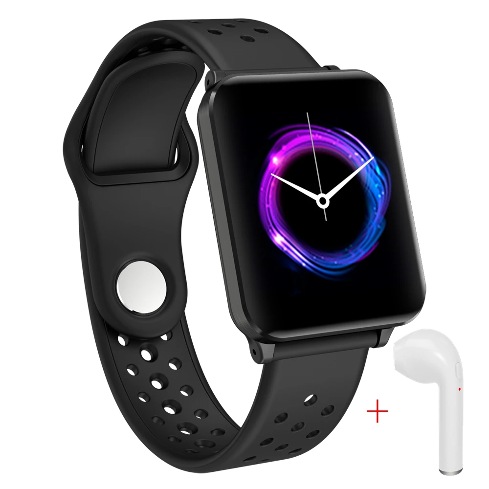 black A Смарт-часы P1, мужские спортивные фитнес-часы, gps трекер, умные часы для мужчин, для IOS, Android, PK IWO lite IWO10 Relogio - Цвет: black A