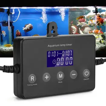 

Wall Hanging Aquarium Smart Dimmer System Led Light Timer Adjust Brightness Aquarium Water Plants Sunrise Sunset