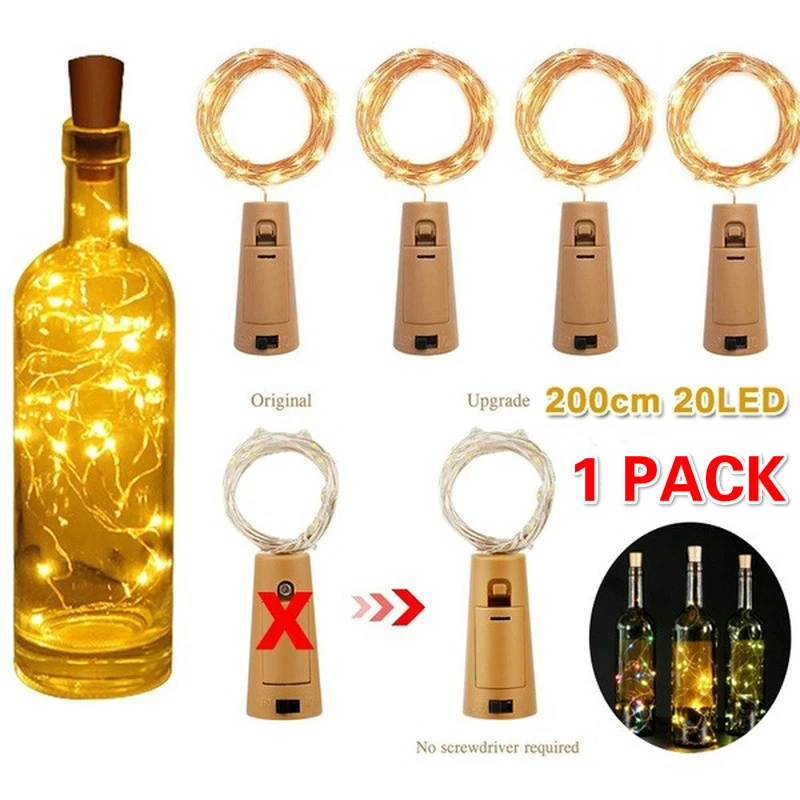 

LED copper wire lights ins bottle stopper lights led string lights Christmas decoration wine bottle lights