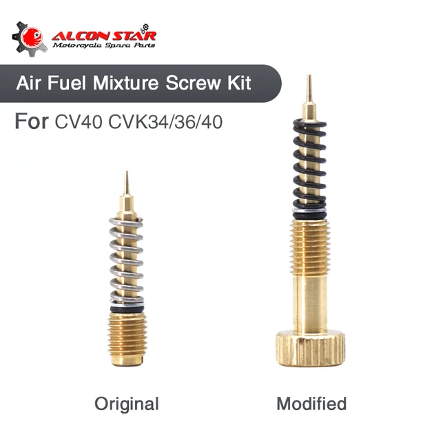 Alconstar-Carburetor Air Screws Idle Mixture Fuel Ratio Adjusting Screw For  Harley CV40 Twin Cam Sportster Keihi CVK 34/36/40 - AliExpress