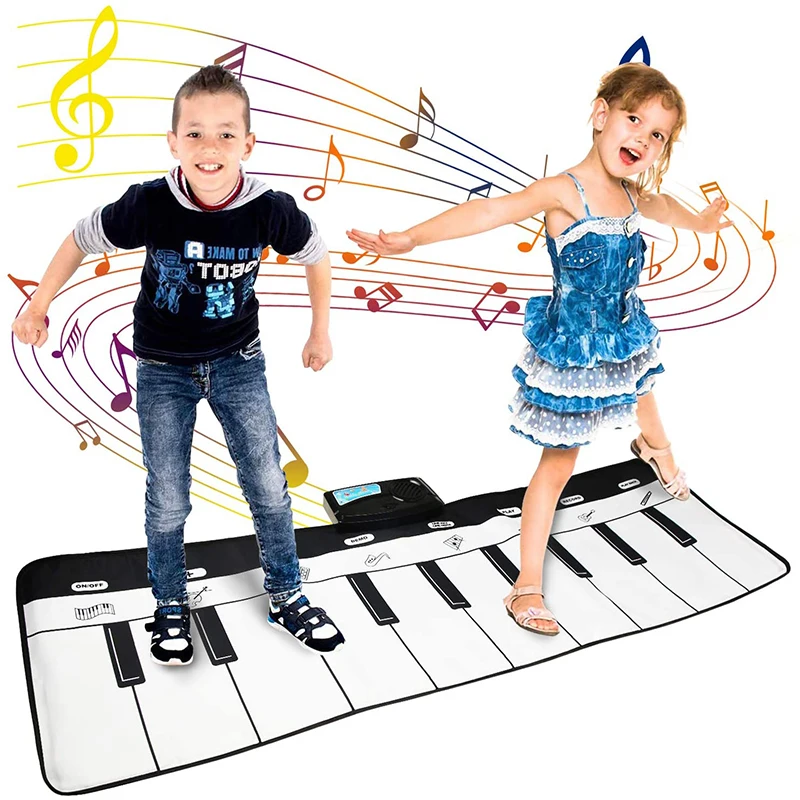 Toy Keyboard Carpets Play-Mat Educational-Toys Musical-Instrument Montessori Baby Piano