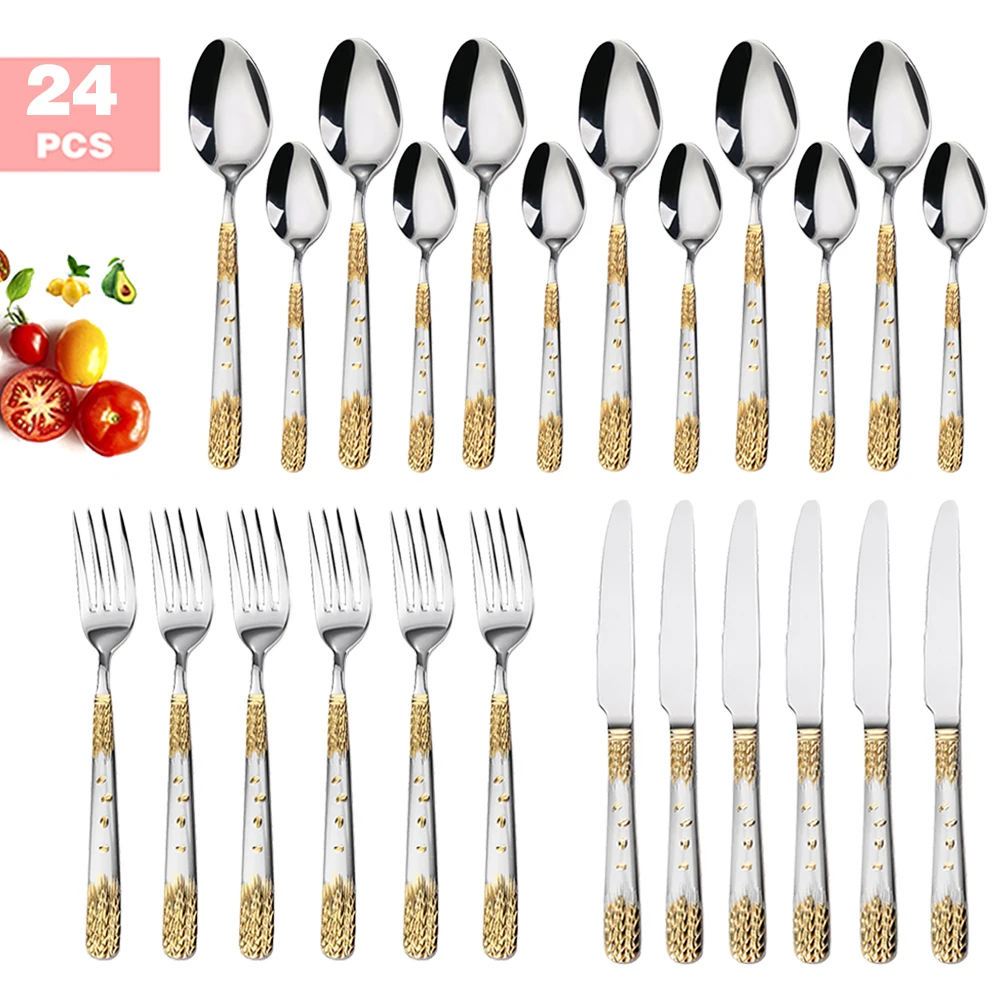 24pcs GoldSilver