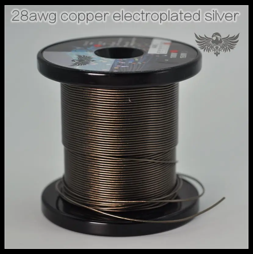 Посеребрение на один Кристалл Медь OCC наушников обновление линии 7N UP-OCC серебро 28AWG MMCX UPOCC 99.99998