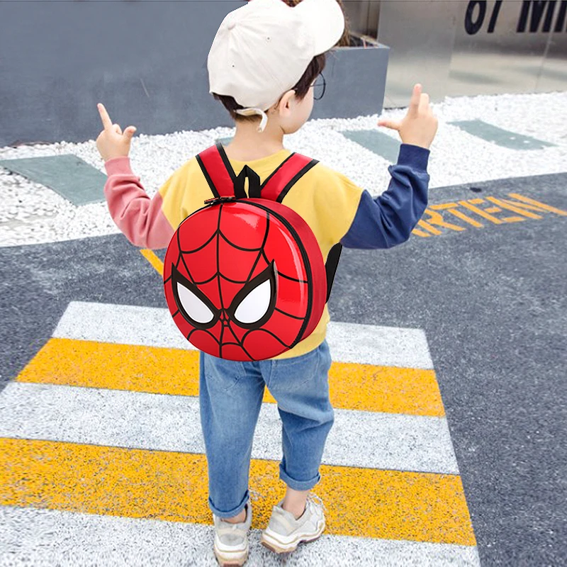 

Disney Children's 2020 New School Bag Kindergarten Boy Baby 1--3 Years Old Spiderman Primary School Children's Backpack