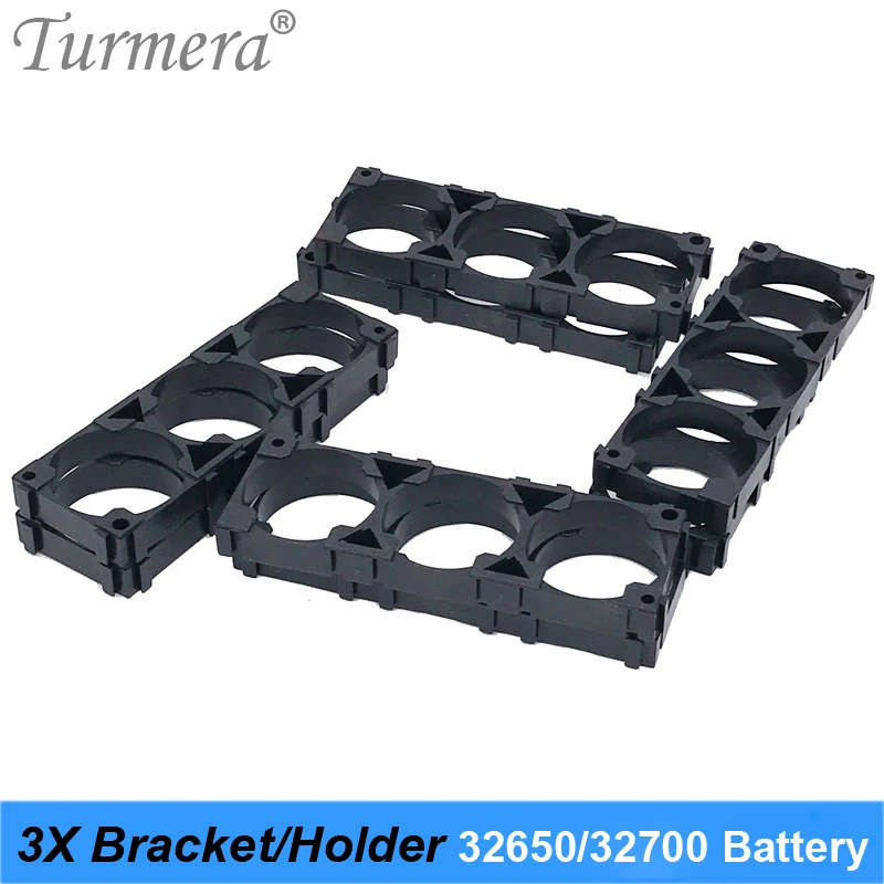 

3X 32650 32700 Lifepo4 Battery Bracket Holder 3X Safety Anti Vibration Plastic Bracket For 12V 36V battery pack 8pieces Turmera
