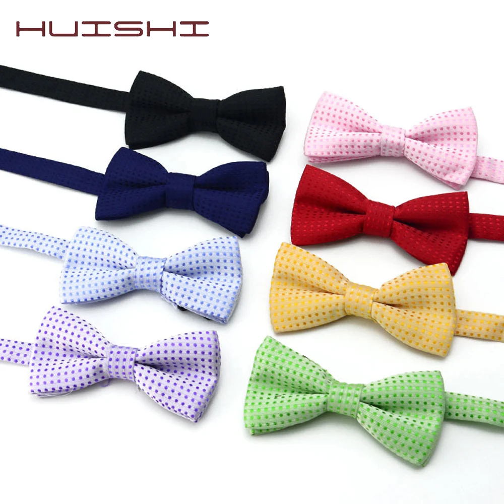 Bow Tie Children Fashion Formal Bow Tie Kid Classical Dot Bowties Colorful Butterfly Wedding Party Pet Bowtie Tuxedo Ties