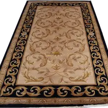 Вязаный ковер, домашний декор, ручной работы, Античный Декор, изысканный ковер для комнаты, дизайн с растениями, Натуральная Овечья шерсть