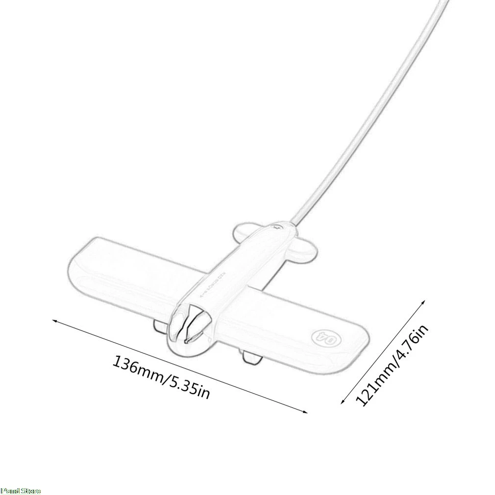 3 цвета форма самолета водонепроницаемый 4-портовый USB 2,0 концентратор разветвитель 4 в 1 конвертер концентратор USB разветвитель