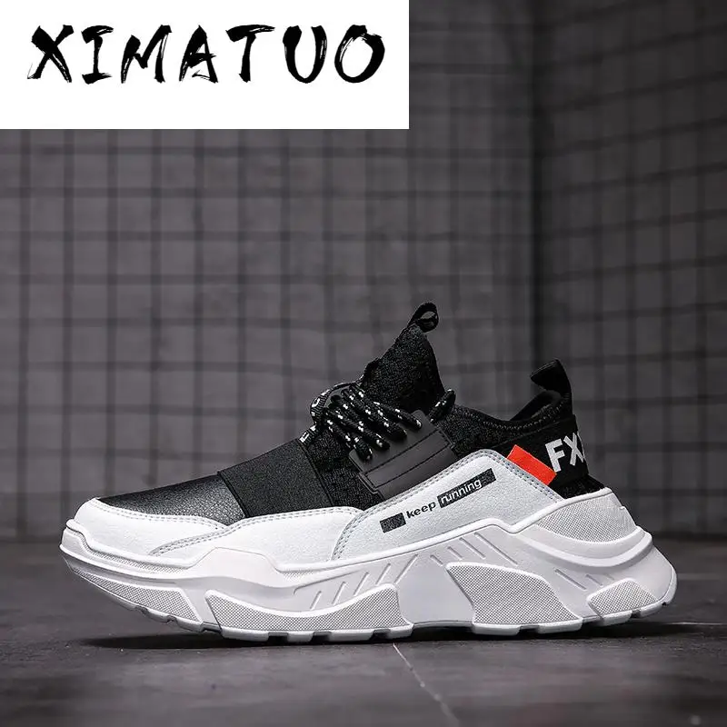 2020 Male Lace-up Men Sneakers High Quality Man Non Slip Comfortable Casual Shoes Mesh Breathable Outdoor Walking | Обувь