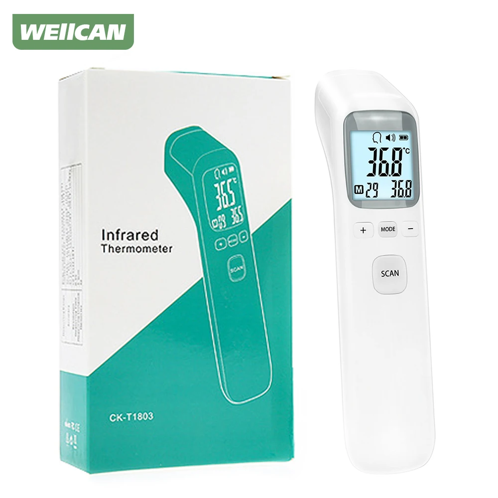 

Fever Electronic Clinical Digital Contactless Thermometer Fever Infrared Thermometer Body Forehead Gun Non-contact Thermometer