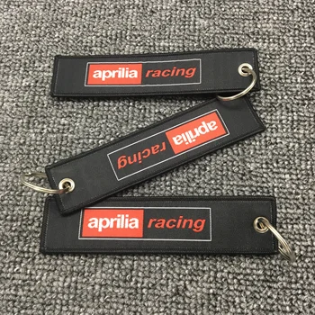

Motorcycle Embroidery Key Holder Chain Collection Keychain For Aprilia aprilia Racing Badge Keyring