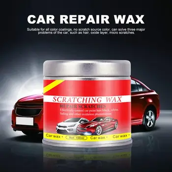 

Car Non-toxic Scratch Remover Wax Car Scratching Wax Car Pain Care 100ml Scratch Remover Auto Car Polish Scratch Repair Wax