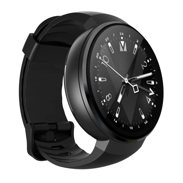 696 Z28 4G Смарт часы для мужчин Android 7,0 1GB+ 16GB Smartwatch gps камера 1,39 дюймов сердечного ритма круглый экран наручные часы для женщин - Цвет: Black