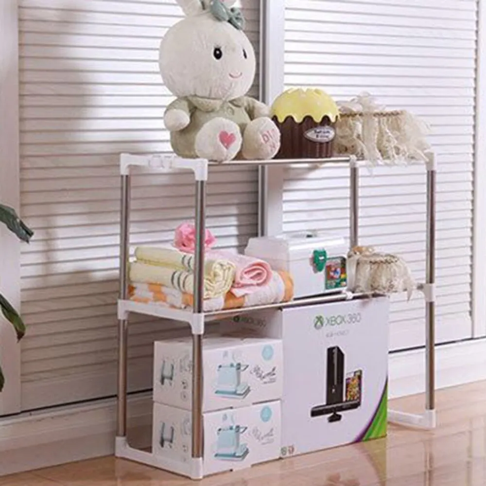 Standing Type Kitchen Microwave Oven Storage Rack3
