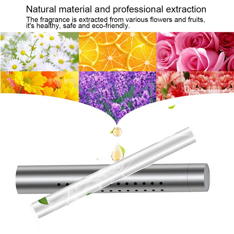 In The Car Air Conditioning Clip Magnet Solid Perfume Car Air Vent Freshener Clip Auto Outlet Perfume Vent Air Purifier
