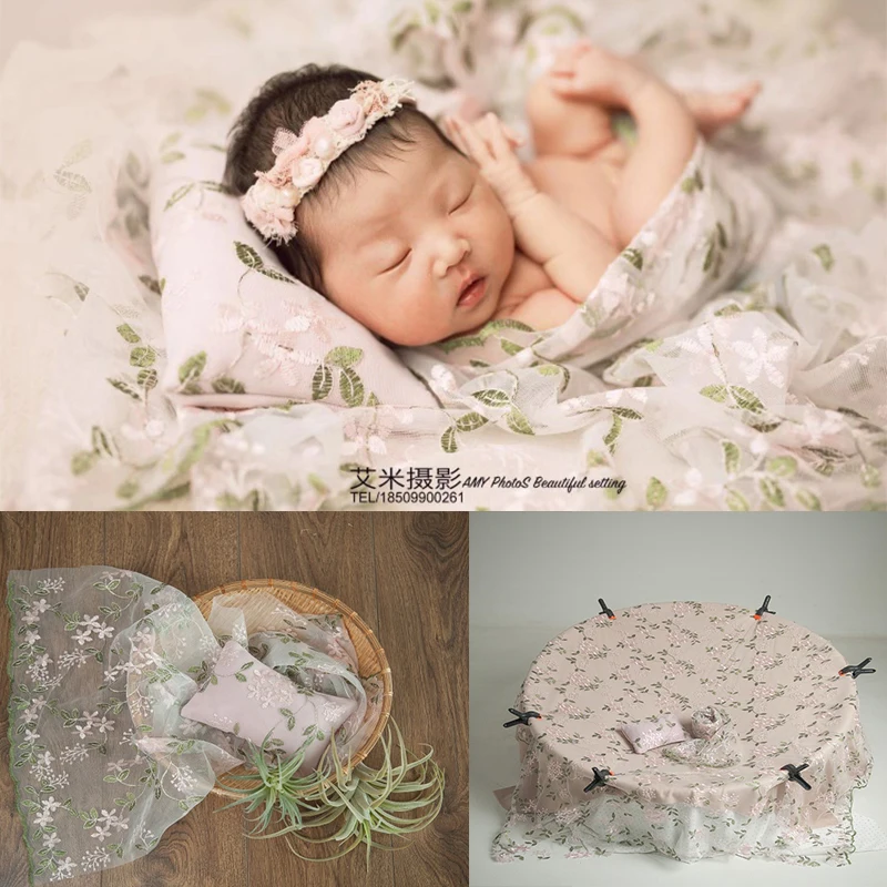 Newborn Baby Wrap Cloth Backdrop Blanket Photo Photography Prop Soft 