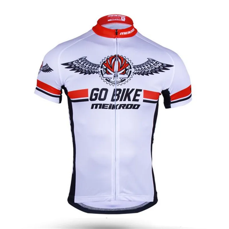 H087 KuGou Велосипедная одежда Ropa Ciclismo, дышащие спортивные топы, джемперы для езды на горном велосипеде, летние быстросохнущие велосипедные Джерси, трикотажные мужские молнии - Цвет: H087 KuGou
