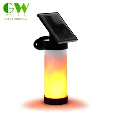 Светодиодный светильник на солнечной батарее для крыльца, 3 режима, лампа на солнечной батарее, мерцающий настенный светильник, уличный светильник для садовой двери, двора, дорожки