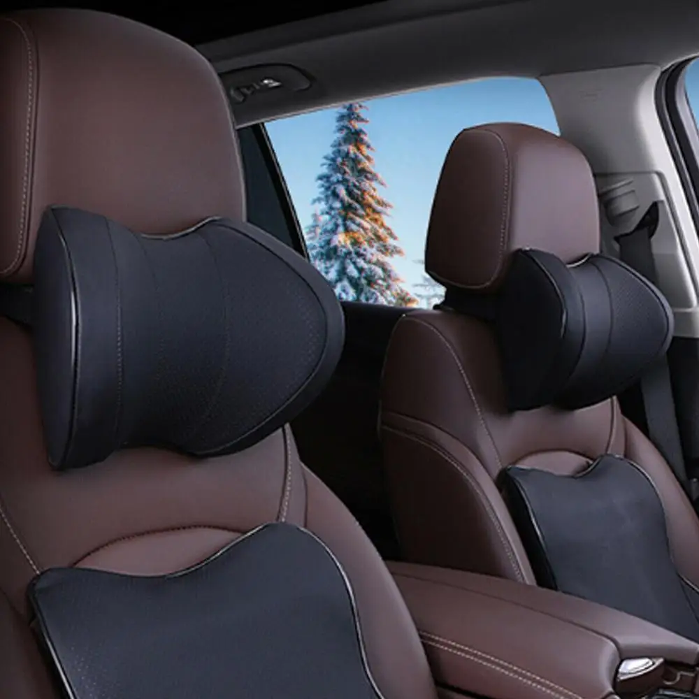 

Car Neck Headrest Pillow Cushion Auto Seat Head Support Protector Automobiles Seat Rest Memory Cotton Under The Neck In The Car