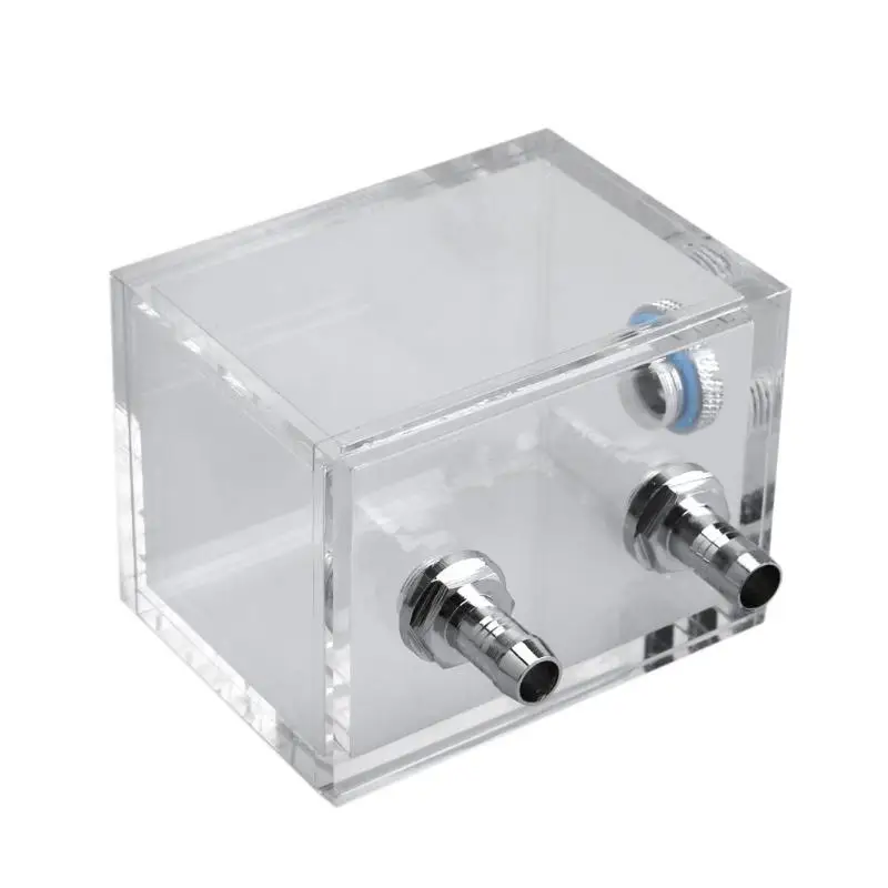 

Water Tank for PC Water Cooling System with 2pcs Tube Connecters 1pc Block
