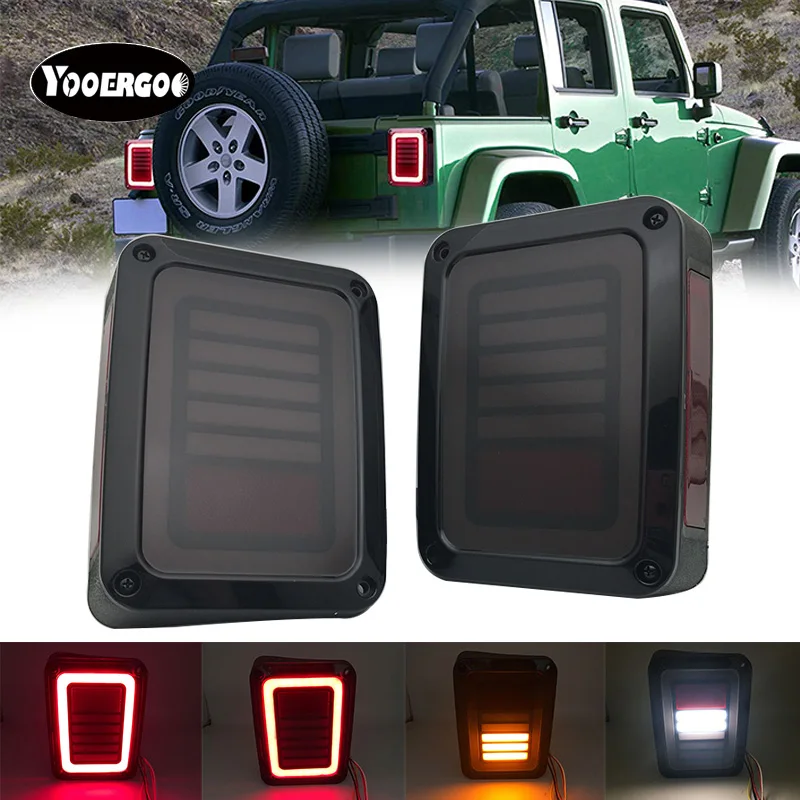 Новый автомобильный светильник сборки led задний фонарь для J eep W rangler JK 2007 2017