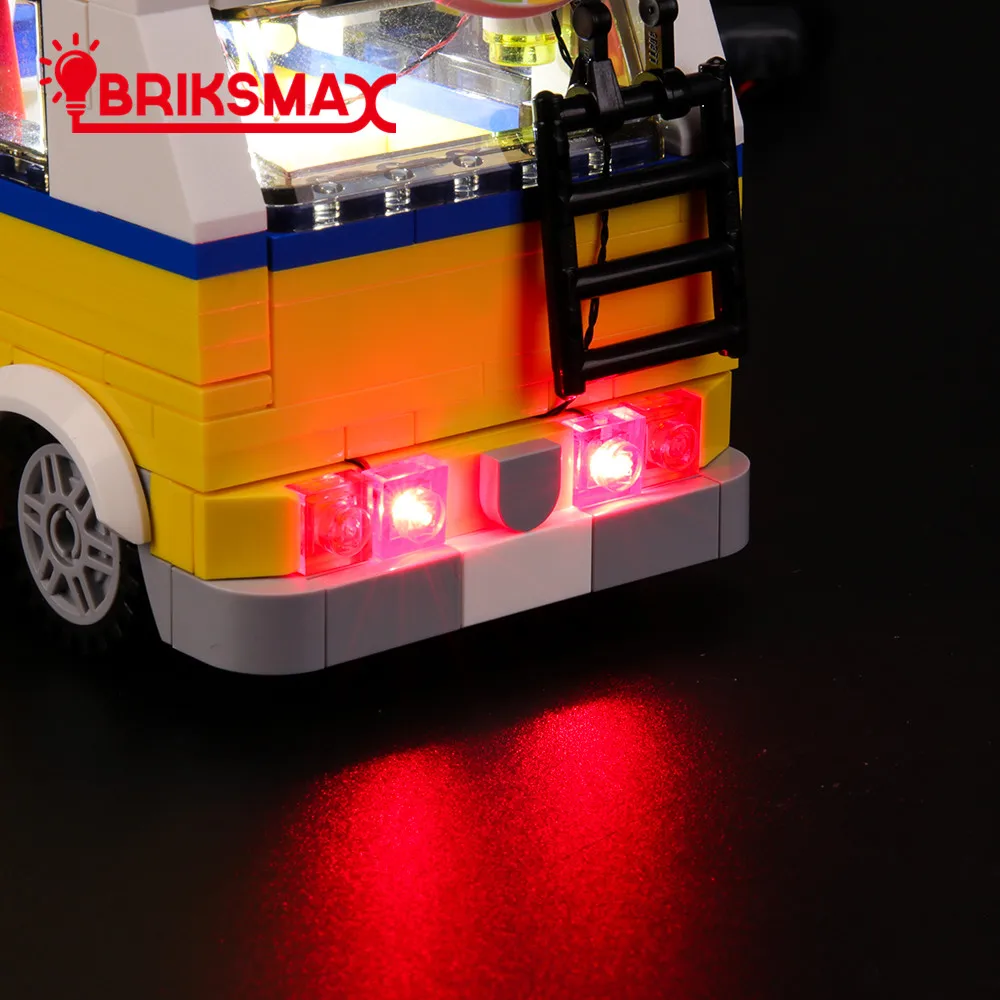 BriksMax комплект света для Creator Sunshine Surfer Van строительные блоки комплект освещения совместим с 31079(не включает модель