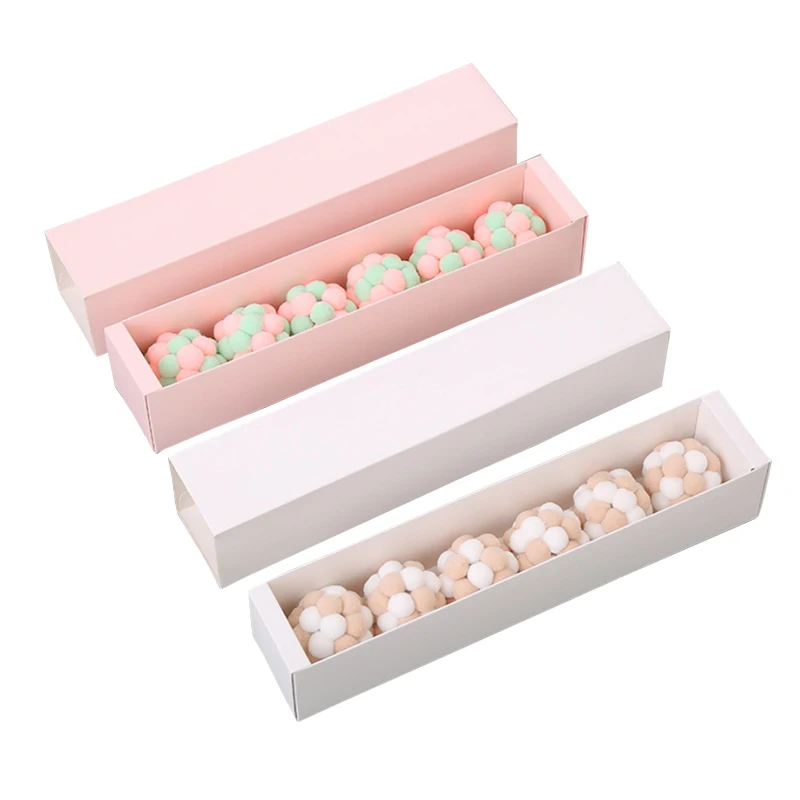 Cat toy ball handmade plush elastic bell cat dog set gift box | Дом и сад