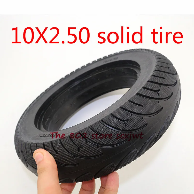 Lightning 10x2. 50 бескамерные колеса Tyres10* 2,50 Твердые Подкачка колес шины для электроскутера для электрических аксессуары для скутеров