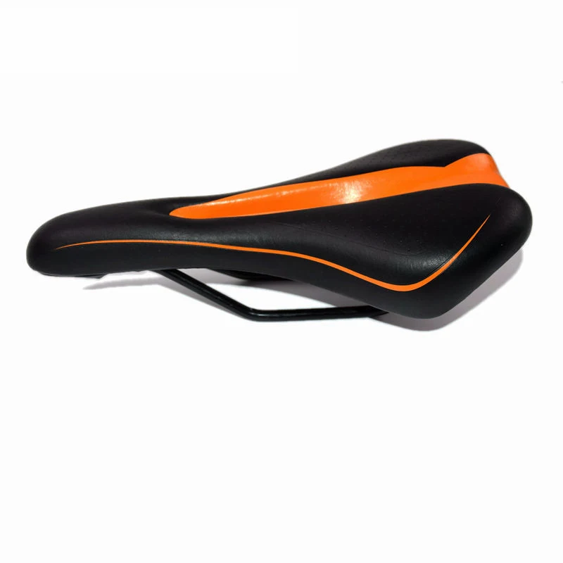 orange mountain bike seat