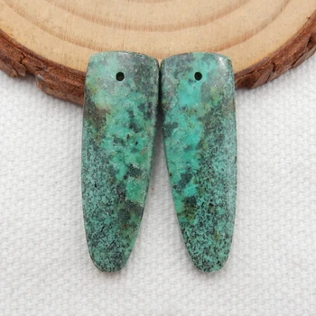 

Customized Africa Turquoise Earrings 5 Pairs 30x10x3mm, 3.3g