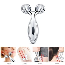 3D Face Lift Roller Massager Face Skin Care Tools Y Shape Ro