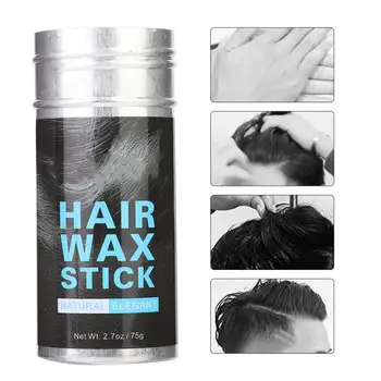 

Hair Wax Stick Broken Hair Setting HairStyle Wax Bar for Men Women 75g Hair Gel Pomade Wax Hair Stying Tool