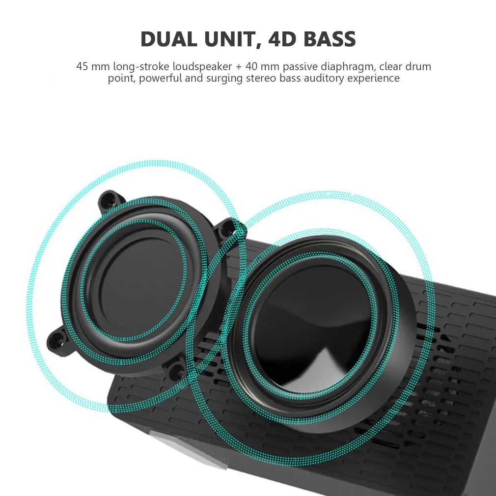 BT506 Мини Bluetooth беспроводной динамик супер бас зеркало с экранные часы Подарочная карта бас маленький звук профессиональный