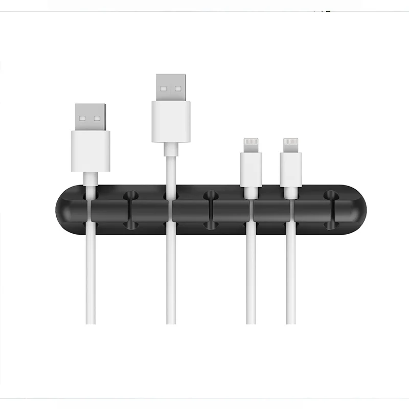 

Silicon Desktop Cable Organizer Cable Holder Clips Cord Wire Management for USB Charging Cable Mouse Cable Power Cord PC Office Home LB88