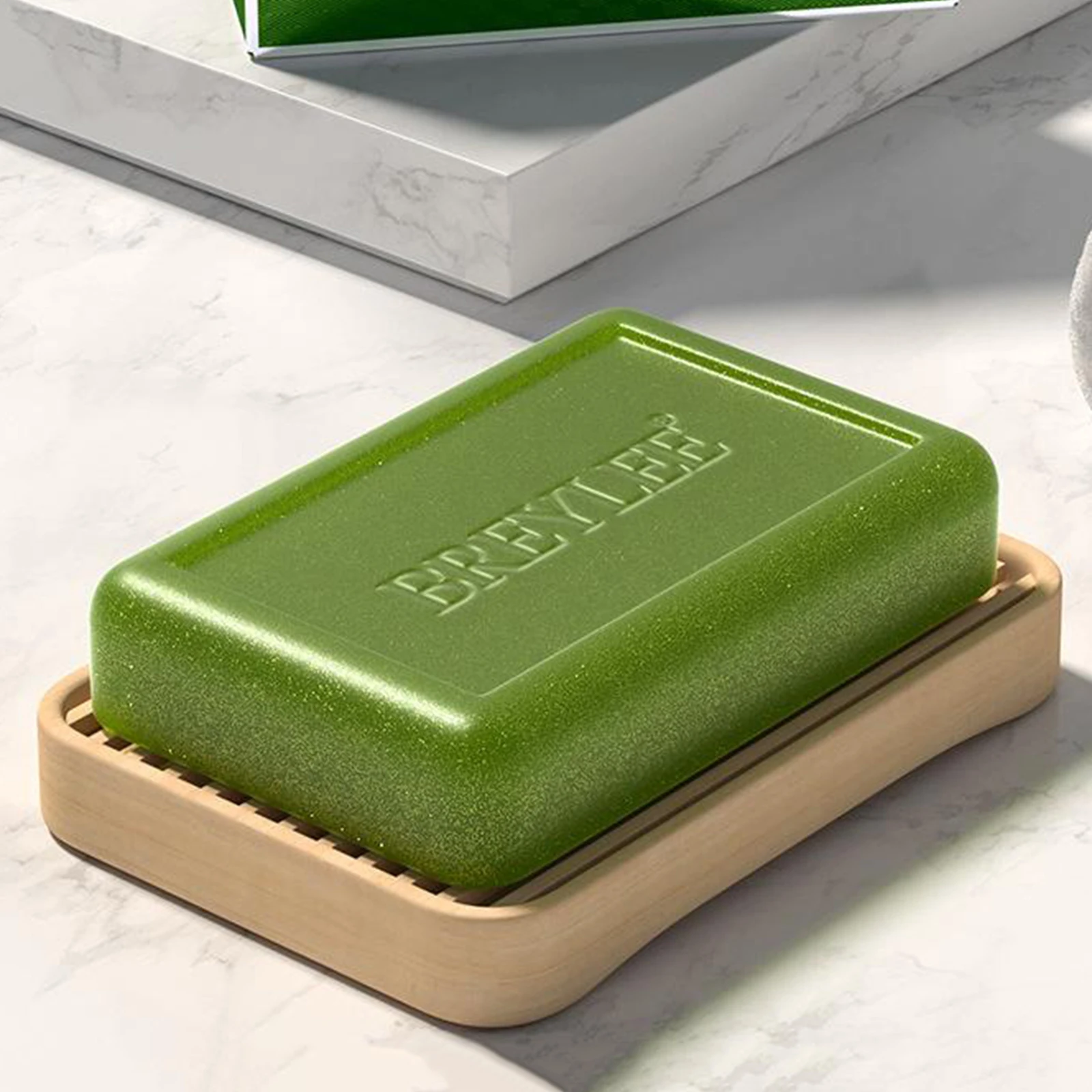 BREYLEE Acne-clearing Soap Bar Removal Oil Acne Treatment Control Moisturizing Deep Cleansing Facial Body Dry Skin Care Bath 80g