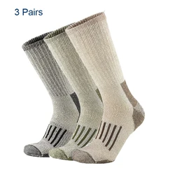 Premium Merino Wool Hiking Socks - Warm, Cushioned, and Moisture-Wicking - Euro M(36-40) (Pack F(3 Pairs ))