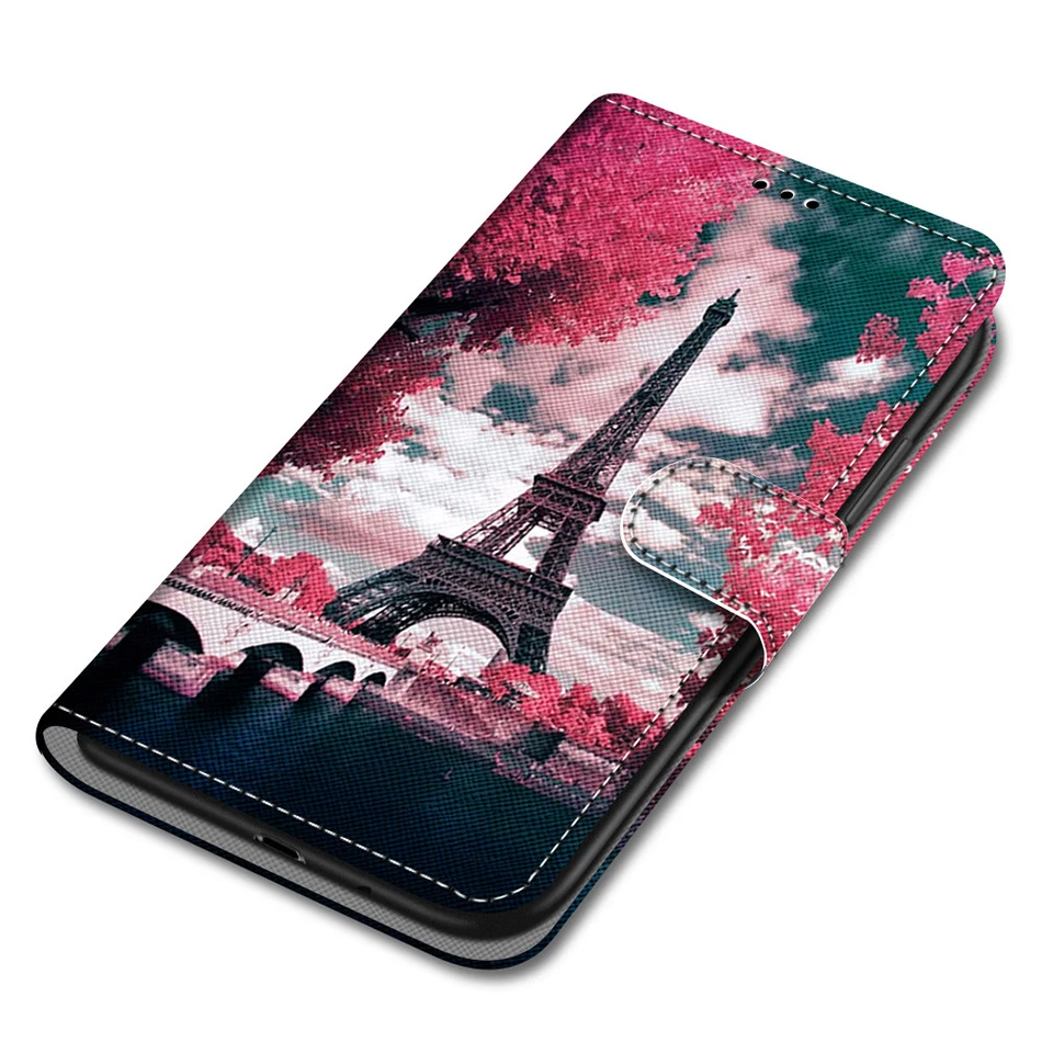 Чехол с милым животным для huawei P9 Lite P8 Mini, чехол-подставка для huawei Honor 20 Pro mate 10 Lite Y6, чехол-кошелек 7A