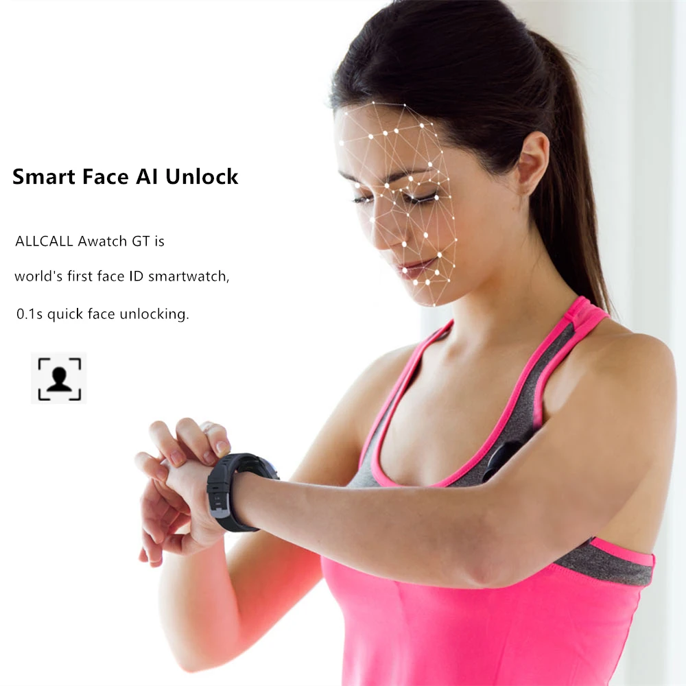 Allcall Awatch GT 4G 3GB 32GB Smart Watch 1260mAh