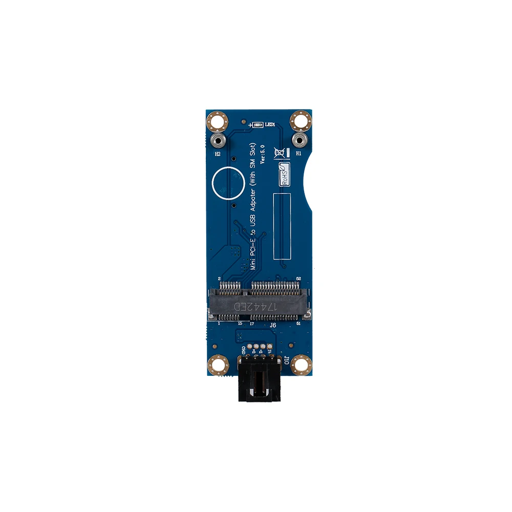Мини PCI E к USB адаптер карта с sim слотом WWAN тест конвертер 3g/4G модуль горизонтальный