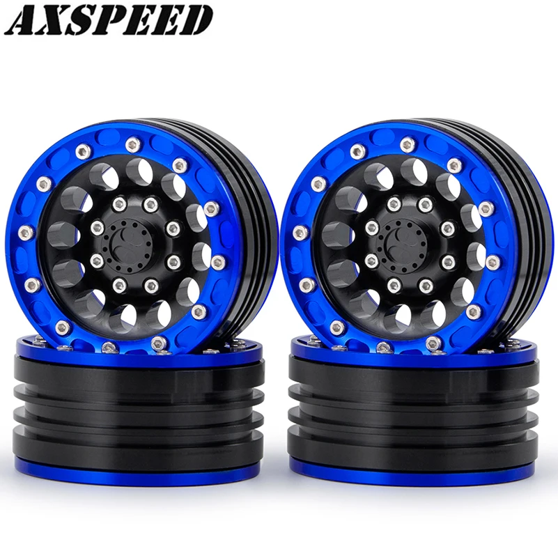 Колесные диски AXSPEED 1 9 '&#x27Beadlock колесные из металлического сплава для 1:10 AXIAL SCX10