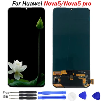 

NEW for Huawei Nova 5 Pro LCD touch screen Glass Touch Panel for Huawei Nova 5 Display Replacement Parts for Nova 5 Screen