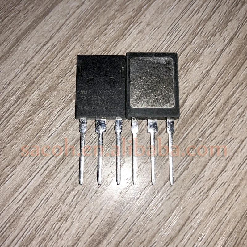 10Pcs IXGR40N60C2D1 또는 IXGR40N60C2 IXGR40N60B2D1 IXGR40N60B2 IXGR40N60 ISOPLUS247 40A 600V 전원 IGBT 트랜지스터